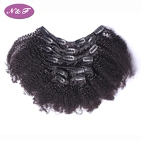 

YF Thick Remy Triple Weft Clip In Human Hair Extensions Afro Kinky Curly Clip Ins Mongolian Remy Hair Full Head