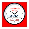 Factory directly wholesale cheap corporation promotion gift plastic wall clock round home decoration wall watch custom logo hour
