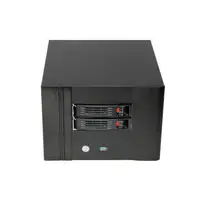 

High-performance NAS storage server mini itx case for home SOHO server case 2 bays