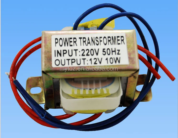 EI66*36 Single Group 50W Output Voltage 12VAC Input 220V 50Hz Power Transformer 