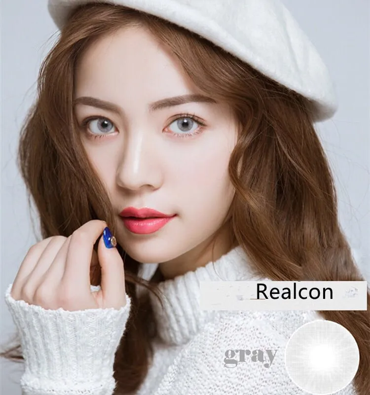 

Realcon Manufacturer Wholesale New Design Soft natural Pretty eyes Contact Lenses color Contact Lenses Cosmetic contact lenses, 10 color