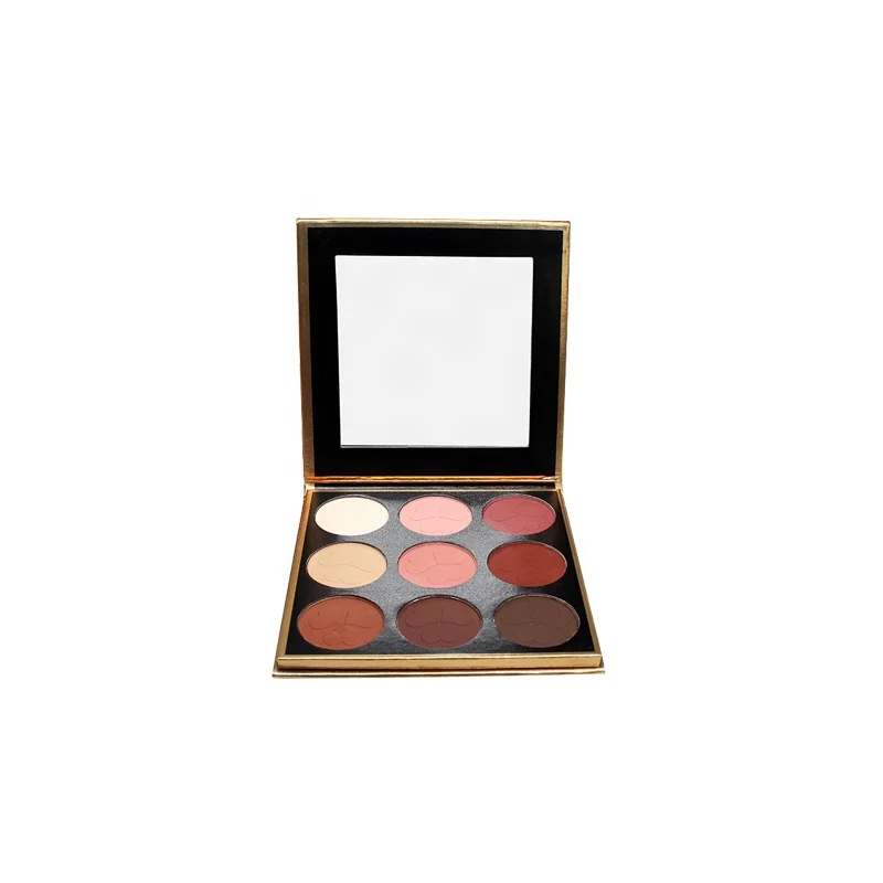 

Panni cosmetics 9 color makeup no brand eyeshadow palette with mirror