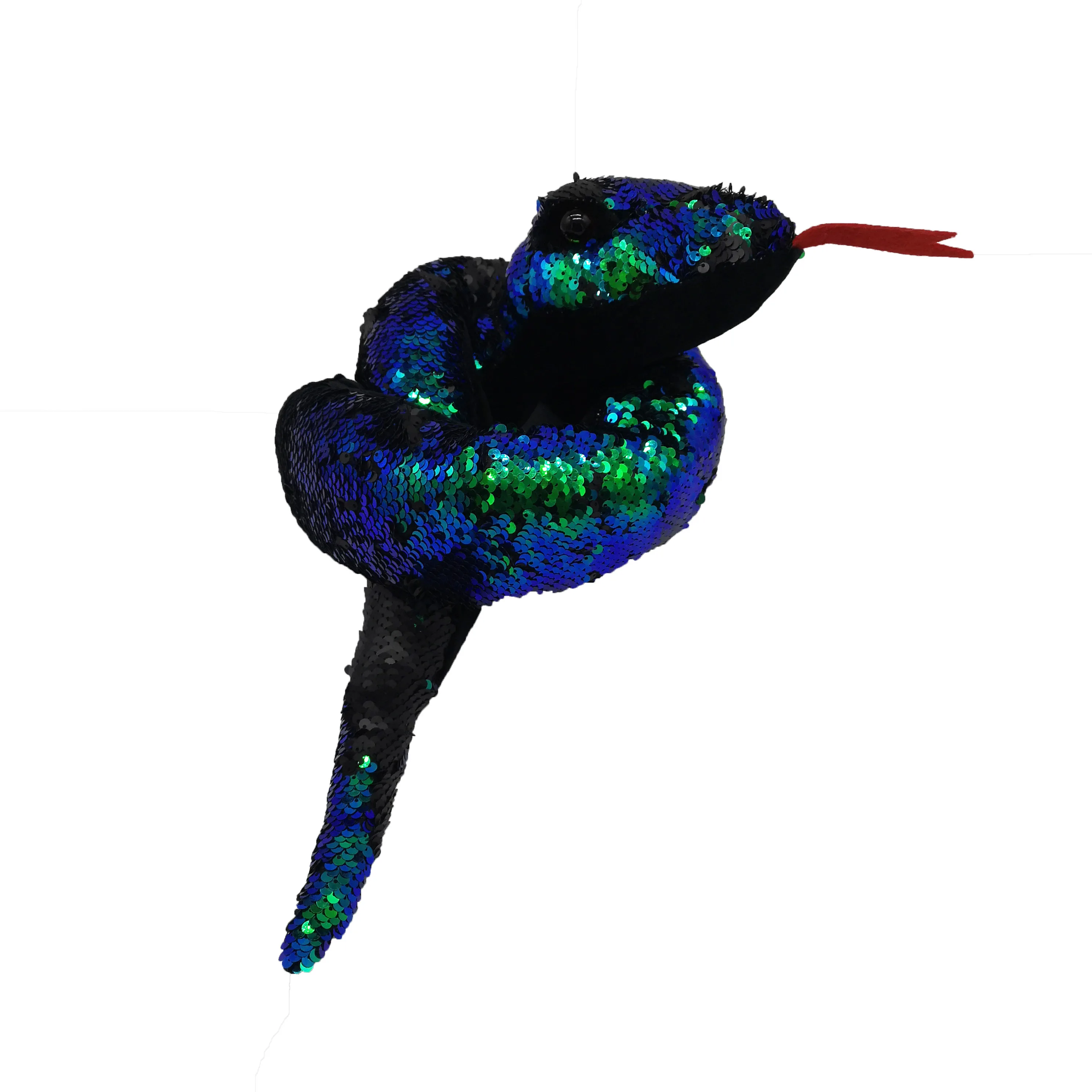 plush sequin snake