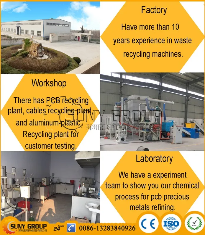 Scrap Pcb Board Recycling Equipment, Gold Refining Machine