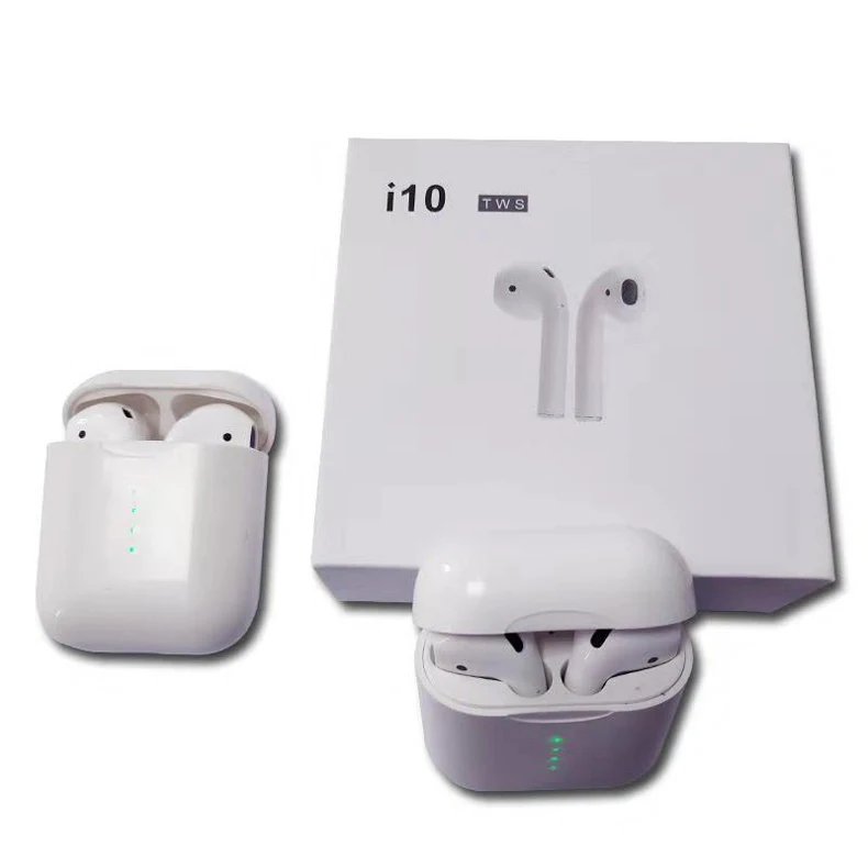 

TWS i12 i10 Twins Mini Wireless Bluetooth Touch Earphone Headphone with Charging Case Stereo Earbuds for iphone and samsung