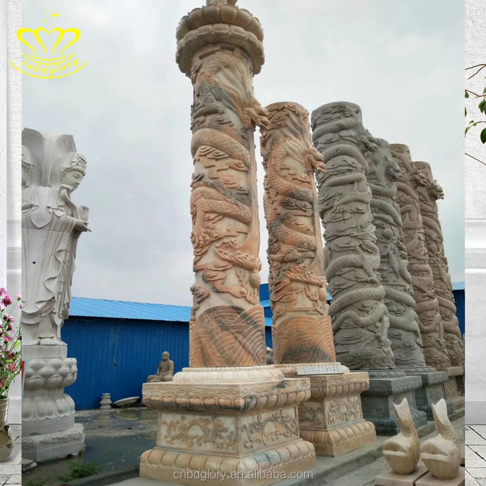 Garden Decorative Carve Stone Pillars And Columns For Garden Decorative Carve Stone Pillars And Columns For Marble Gate Pillar Design Roman Column Molds