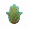 Ethiopian opal beads #OP04 lemon yellow opal hamsa