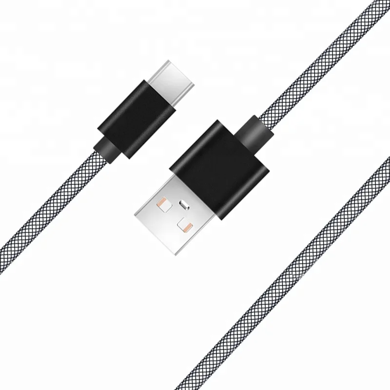 

Fishnet Fast Charging Type C 3.0 USB Cable, Black/white/gold/silver etc