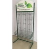 Good quality metal wire rack with hanging hooks for retail shop