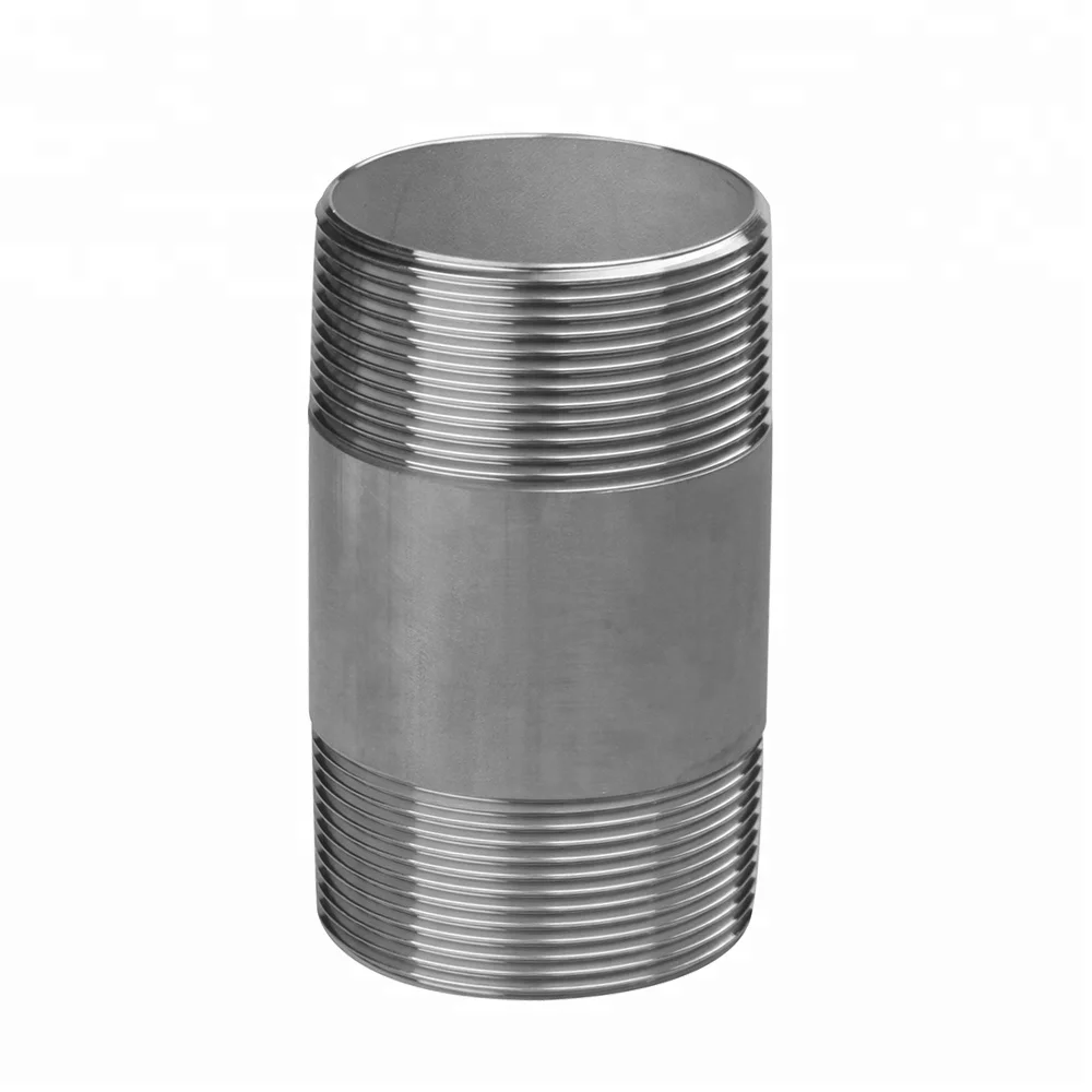 Stainless Steel Sch40 Pipe Nipple - Buy Pipe Nipple,Close Nipple,Pipe ...