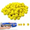 100 Pcs Rounds 0.9inch EVA Bullet Balls for Gun Refill Dart Guns & Soft Darts Yellow