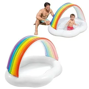 rainbow inflatable pool