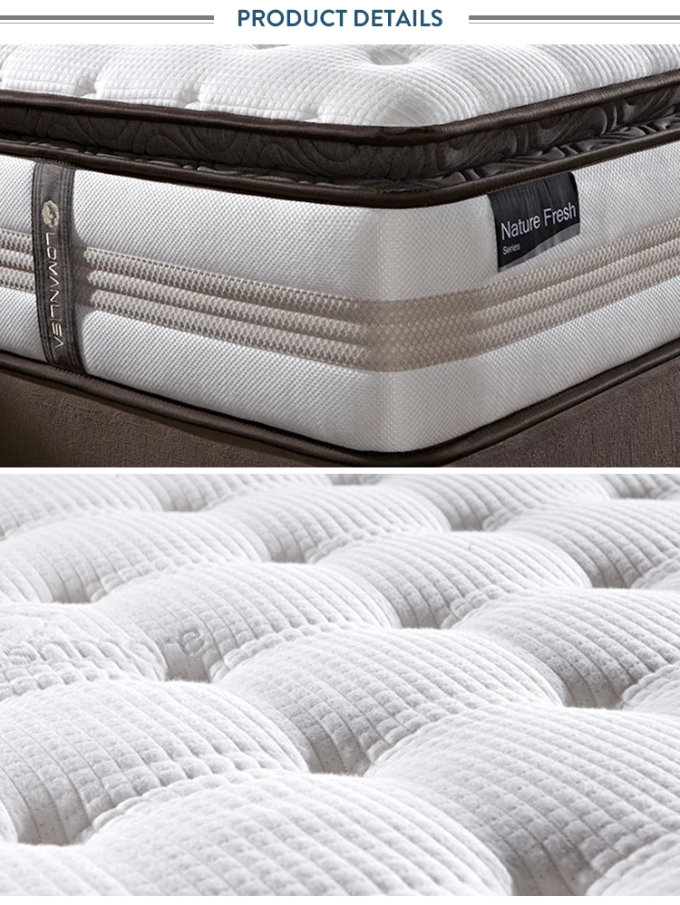 Luxury Comfort Sleeping 5 Star Hotel Style Compress Box Super Soft Foam