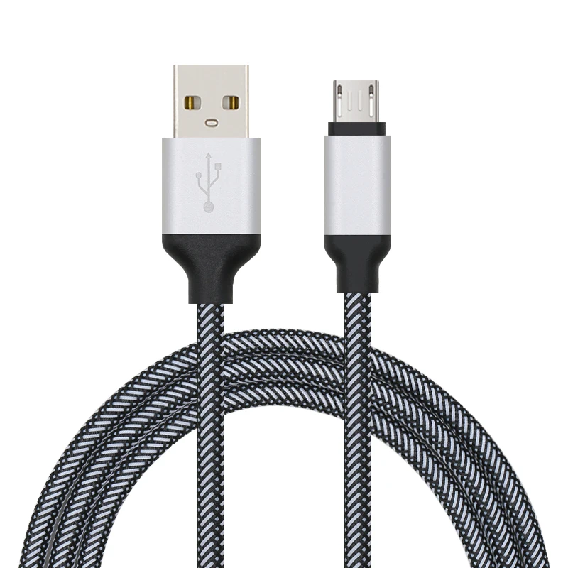 

Newest Charging Charge Cable Nylon Braided Micro Data USB Cable for Android Phone, Colorful
