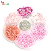 Flower Shape Boxed Seed Beads And Sequins DIY Jewelry Making Kit,Garment