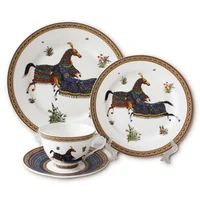 

Turkish Arabic hotel royal porcelain bone china dinnerware sets tableware