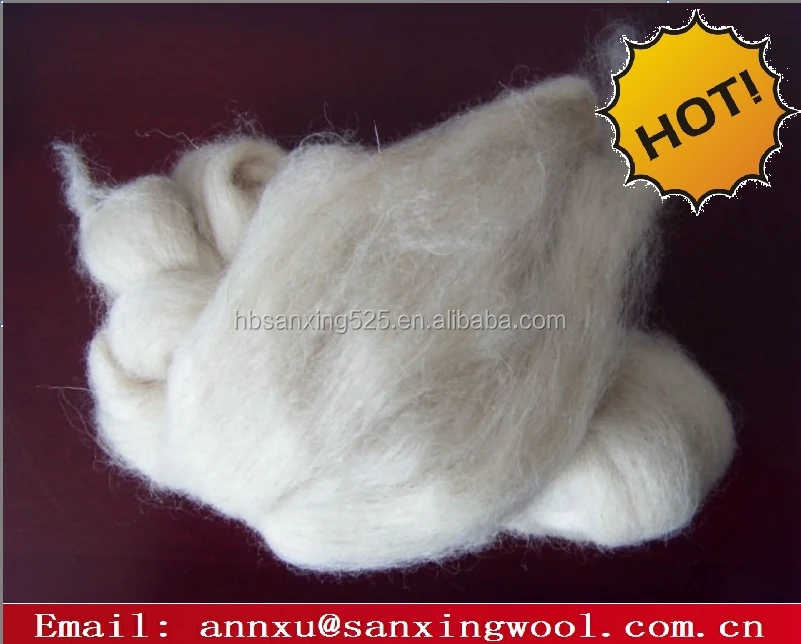
best quality china merino wool tops roving ,22mic up78mm 