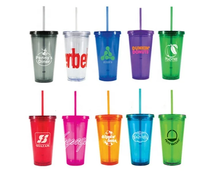 Lincond Factory On Sale Wholesale Plastic Double Wall Tumbler Double