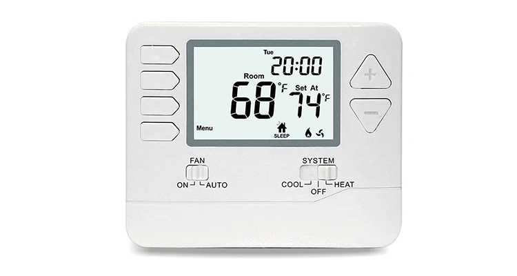 Low Voltage Single Stage Room Smart Air Conditioning AC Digital Thermostat