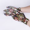 Lightweight Breathable Fashion Printing Garden Working Polyester Nitrile Coated Gloves