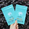 custom label printed cosmetic 2 ml foil sample packaging flat facial mask foil pouch