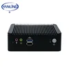 Mini computer IBOX-501 N1B desktop pc in bulk 2 INTEL LAN Fanless barebone 2USB 4 COM