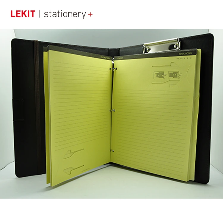 Leather Refillable Ring Binder File Folder Notebook Organizer Buy