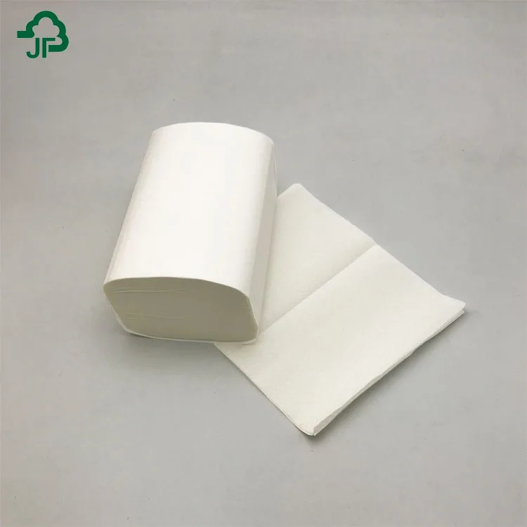 
High Water Absorbent 2Ply Embossing White V Fold Hand Paper Towels 