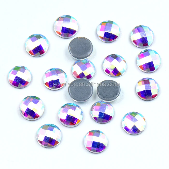 8mm crystal AB mosaic chessboard hot fix crystal rhinestones for shoes