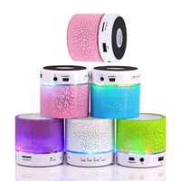 

hot selling portable wireless mini A9 music player blue tooth stereo speaker with led light