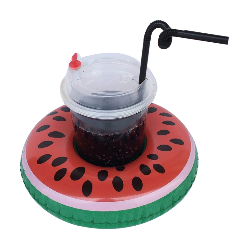 
Inflatable Water Melon Floating Toys Drink Float Cup Holder Swimming Ring Party Toys Beach For Cupholder 
