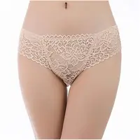 

Factory stock fine quality breathable cotton embroidery lady underwear panties