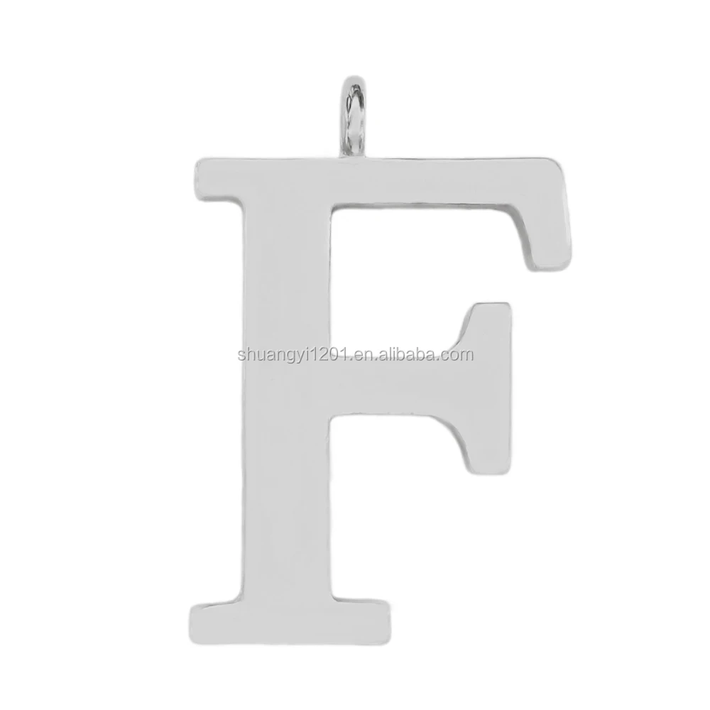 

Metal Alloy Big Letter F Pendants Large Initial Alphabet Pendants Fashion, N/a
