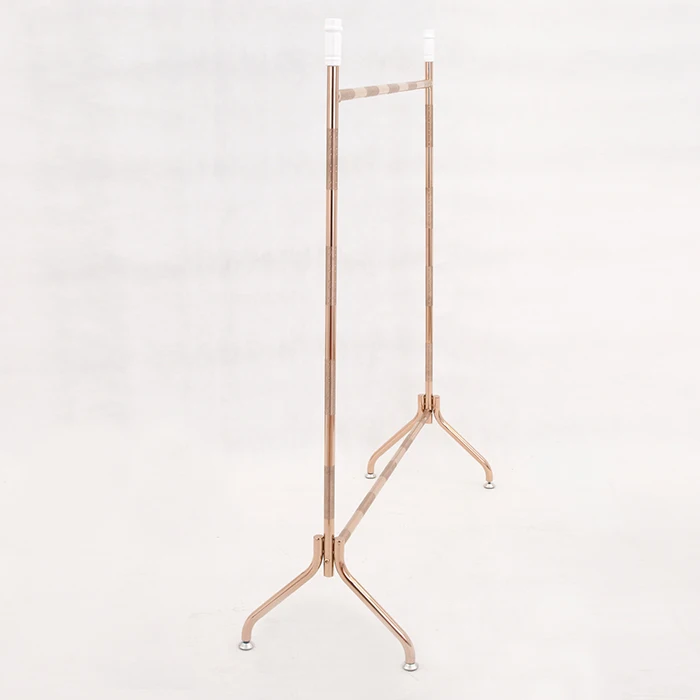 Modern Design Rose Gold Brass Clothing Rack Buy Brass Clothing Rack