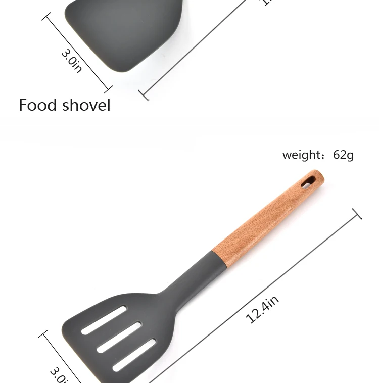 Cooking scoop shovel