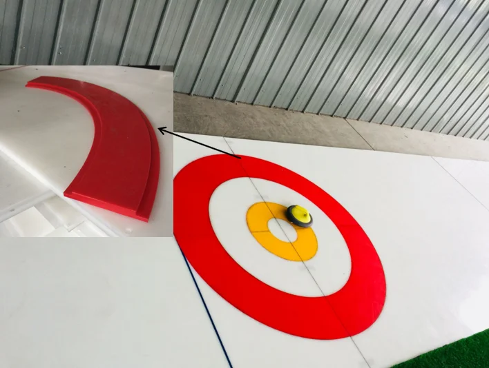 Complete Synthetic Ice Rink Hockey Shooting Pad Skating Plastic Boards