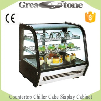 ce certificate countertop chiller cake display cabinet,glass cake display  cabinet for sale - buy glass cake display cabinet,commercial display