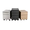 Office Furniture 2 3 Drawer Archive File Movable Cabinet Metal Steel Storage Mobile Pedestal