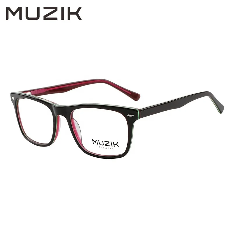 

LG099 Custom stylish acetate optical blue light filter computer men eyewear glasses