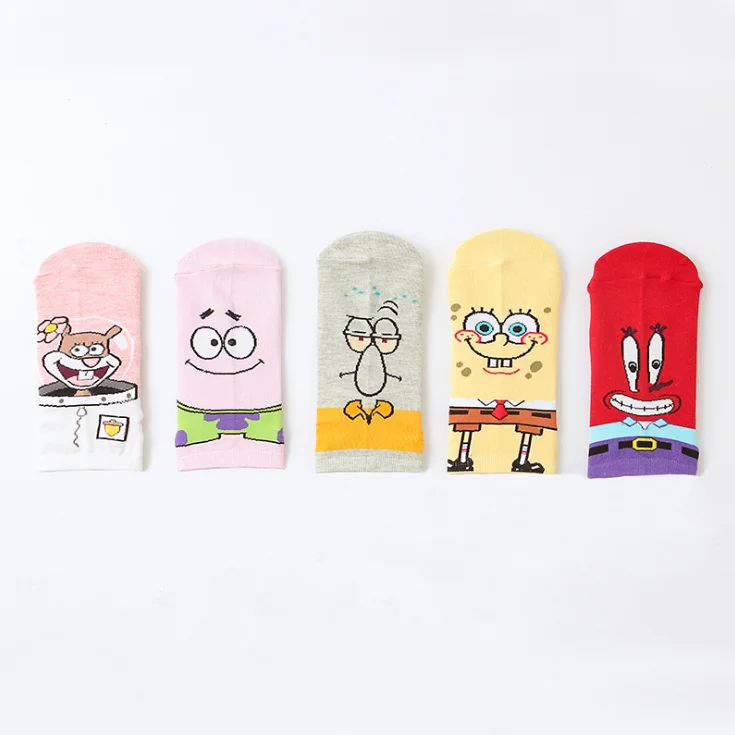 

New fashion cartoon anime cute soft cotton women ankle socks, Picture shown