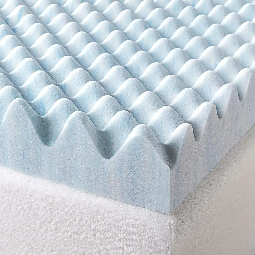 Rehabilitation Foam Egg Crate Mattress Medical Use Topper Ripple