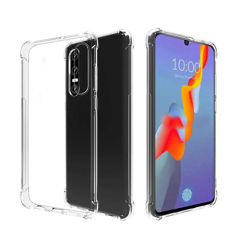 

Free Shipping Transparent Phone Cover Case Soft Silicone Shells Phone Case for Huawei p30 lite for p30 pro