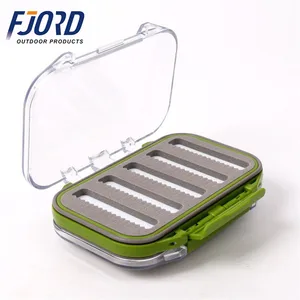 FJORD Storage and Waterproof Fly Fishing Lure Bait Hook Case with ABS Plastic Foam Fishing tackle box