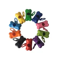 

Biodegradable Dog Waste Bags With Bone Shape Dispenser Dog Poop Bag