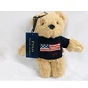 OEM manufacturer custom mini small teddy bear keychain with t-shirt