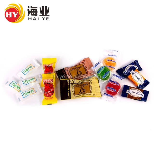 The most popular OEM candy packaging film bale wrap plastic with low price