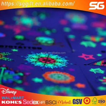 Glow In The Dark Star Sticker Paper For Home Decoration Luminous Glow In The Dark Star Sticker Paper For Home Decoration Luminous