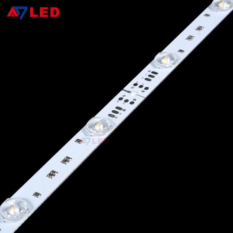 Customized led backlight rigid strip 3020 smd CCT 24v 160 lens diffuser led light bar