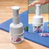 Home useful plastic onion garlic press garlic chopper
