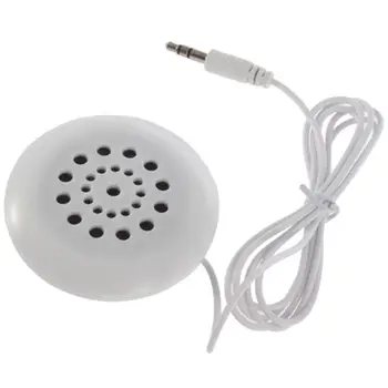 White 3 5mm Pillow Mini Speaker Portable Speaker For Mp3 Mp4